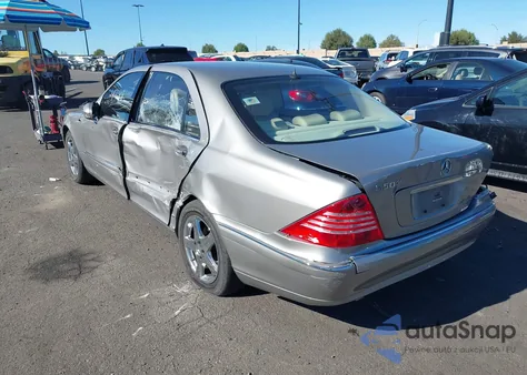 2005 Mercedes-Benz S 500 z USA, uszkodzony, nr VIN WDBNG75J45A451959